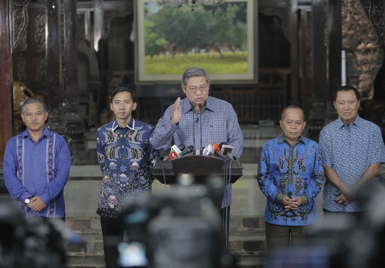 SBY tanggapi hasil quick count, tegaskan Demokrat siap oposisi