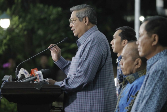 SBY tanggapi hasil quick count, tegaskan Demokrat siap oposisi