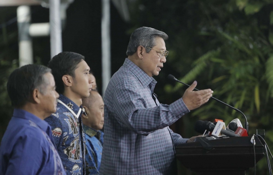 SBY tanggapi hasil quick count, tegaskan Demokrat siap oposisi