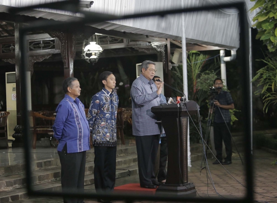 SBY tanggapi hasil quick count, tegaskan Demokrat siap oposisi