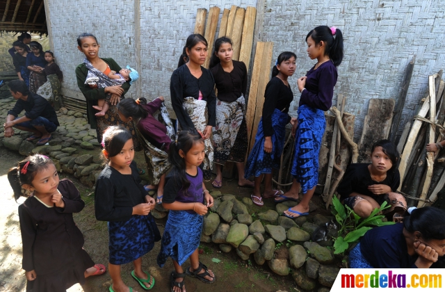 Foto : Menengok keseharian warga Suku Baduy Luar di Desa 