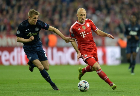 Robben cs singkirkan Setan Merah dari Liga Champions