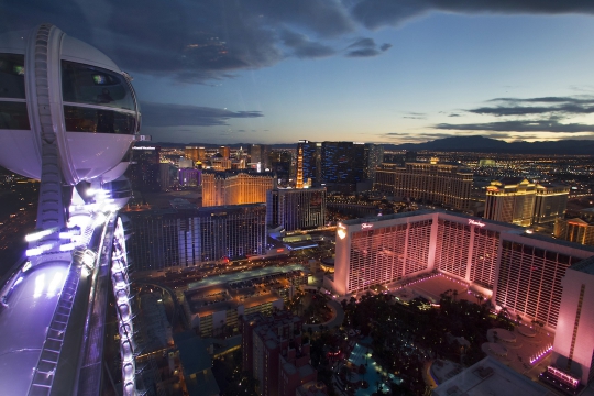 Menikmati sensasi bianglala tertinggi dunia di Las Vegas