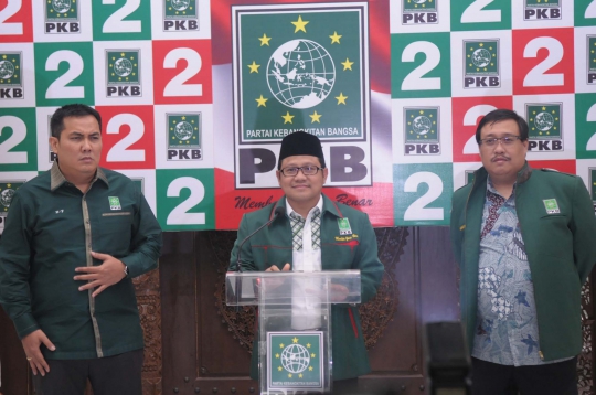 Ekspresi Cak Imin tanggapi hasil quick count Pileg 2014