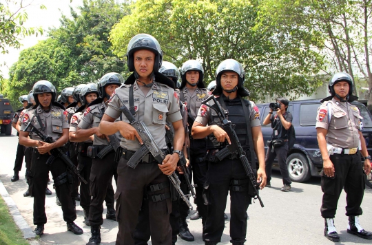 Kawalan ketat personel Brimob amankan eksekusi Rahudman Harahap