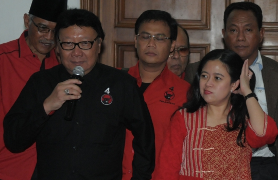 Ganjar, Puan dan Rano hadiri rapat konsolidasi internal PDIP