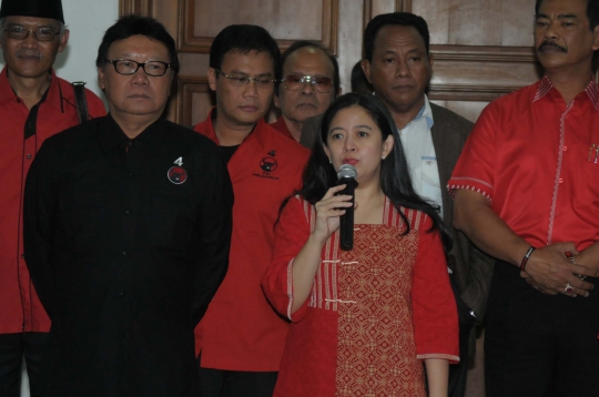 Ganjar, Puan dan Rano hadiri rapat konsolidasi internal PDIP