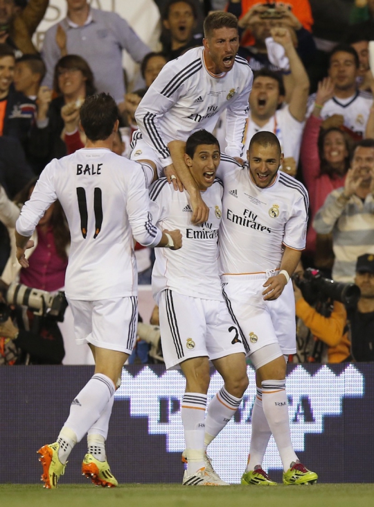 Tumbangkan Barca, Madrid rebut Trofi Copa Del Rey 2014