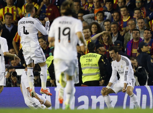 Tumbangkan Barca, Madrid rebut Trofi Copa Del Rey 2014
