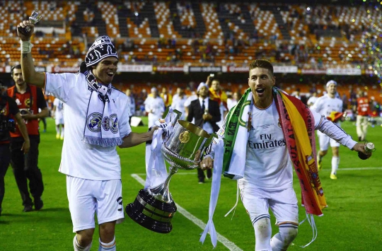 Euforia Real Madrid juarai Copa del Rey