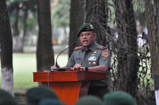 Pengarahan Letjen TNI Gatot Nurmantyo di Divisi 2 Kostrad Malang