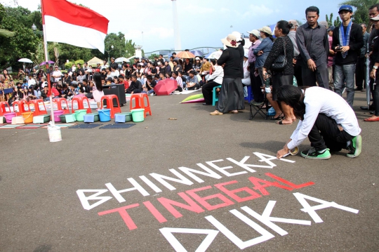 Gereja disegel, GKI Yasmin ibadah Jumat Agung di depan Istana