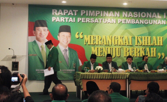 Suasana saat Rapimnas PPP tanpa Suryadharma Ali