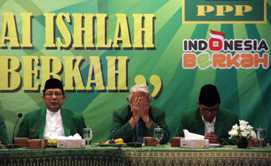 Suasana saat Rapimnas PPP tanpa Suryadharma Ali