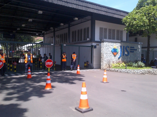 Suasana Jakarta Internasional school pasca kasus pencabulan