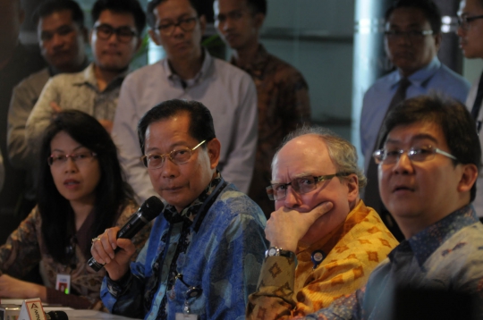 Presdir BCA saat konpers soal kasus pajak Hadi Poernomo