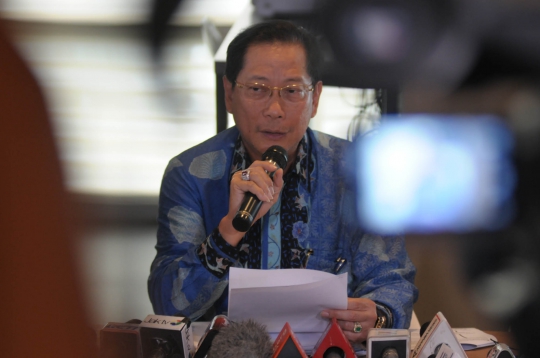 Presdir BCA saat konpers soal kasus pajak Hadi Poernomo