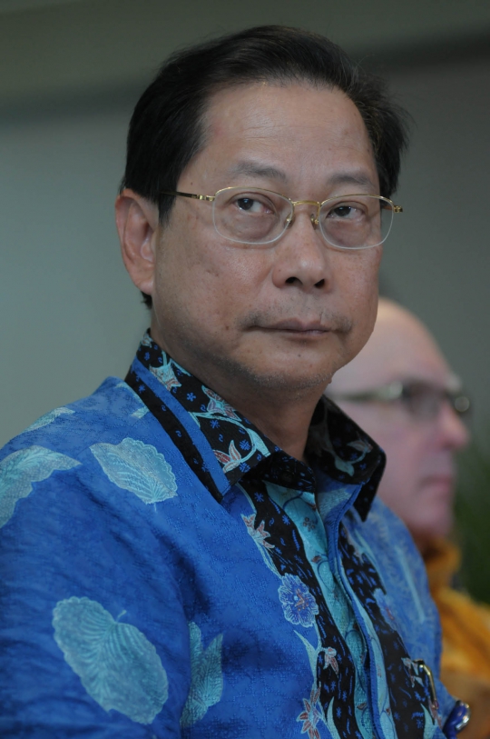 Presdir BCA saat konpers soal kasus pajak Hadi Poernomo