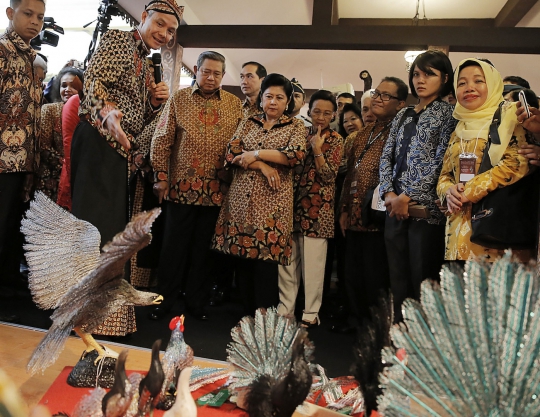 Pukul bedug, SBY buka pameran Inacraft 2014 di Senayan