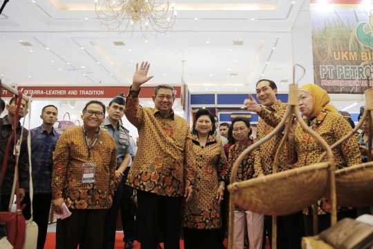 Pukul bedug, SBY buka pameran Inacraft 2014 di Senayan