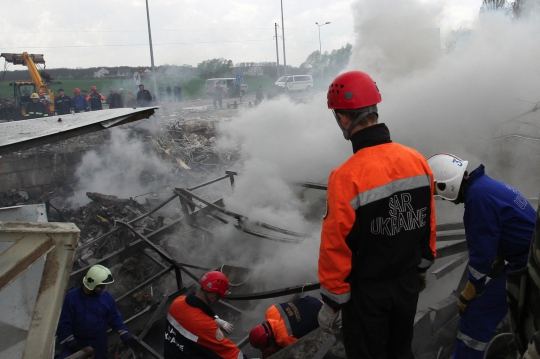 Pom bensin meledak di Ukraina, 6 orang tewas