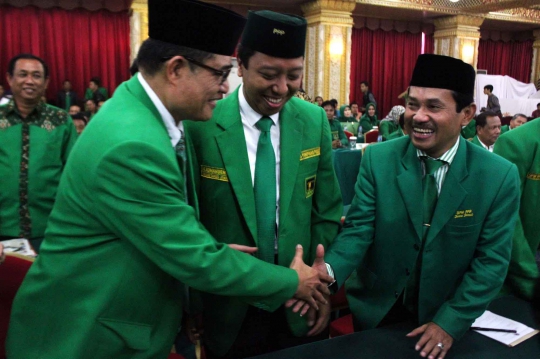 Pidato Emron Pangkapi buka Mukernas III PPP di Cisarua