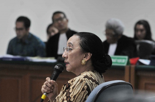 Hakim MK Maria Farida bersaksi di sidang adik Ratu Atut