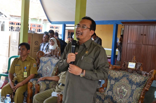 Saat Mentan Suswono tengok nasib petani di sekitar Kelud