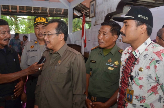 Saat Mentan Suswono tengok nasib petani di sekitar Kelud