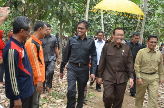 Kunjungan kerja Mentan Suswono di Sumatera Barat