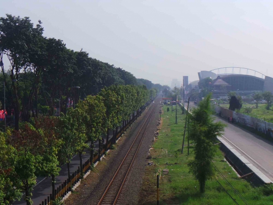 Cantiknya Taman Ekspresi buatan Risma di Kota Pahlawan