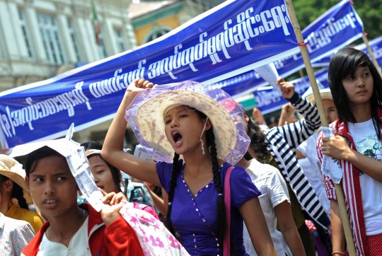 Menengok aksi May Day para buruh di belahan dunia