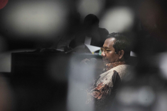 Mahfud MD bersaksi dalam sidang lanjutan Akil Mochtar