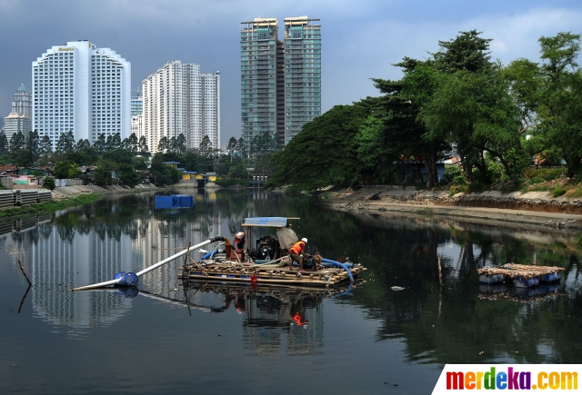 Foto : Akhir 2015, normalisasi Waduk Melati selesai 