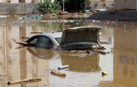 Banjir bandang landa Mekkah