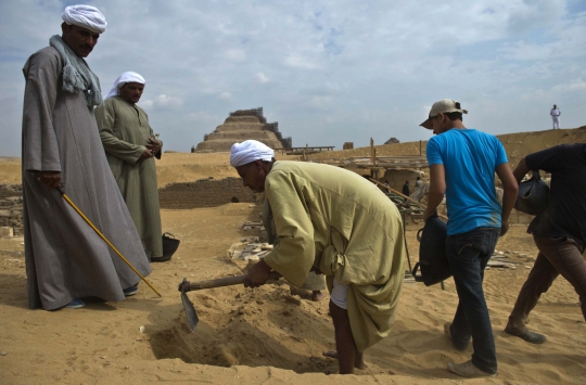 Penemuan makam jenderal besar zaman Firaun di Saqqara