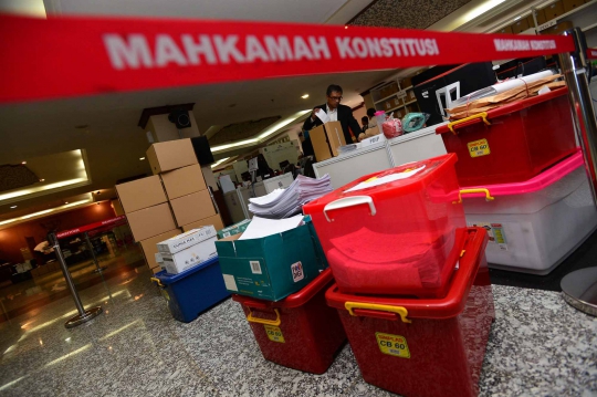 MK verifikasi kelengkapan berkas gugatan Pemilu 2014