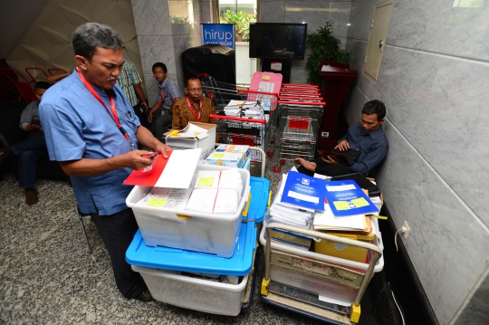 MK verifikasi kelengkapan berkas gugatan Pemilu 2014
