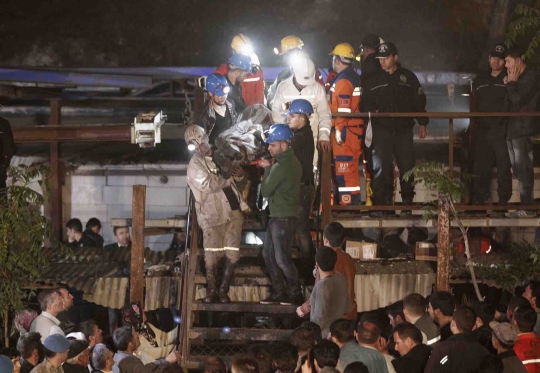 Tragis, ledakan tambang di Turki tewaskan 201 Orang