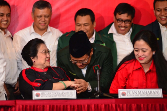 Deklarasi PDIP, NasDem, dan PKB dukung pencapresan Jokowi