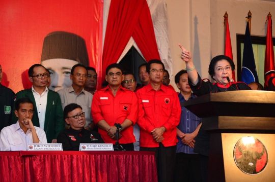 Deklarasi PDIP, NasDem, dan PKB dukung pencapresan Jokowi