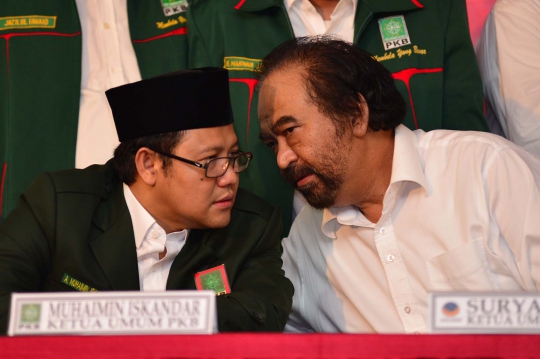 Deklarasi PDIP, NasDem, dan PKB dukung pencapresan Jokowi