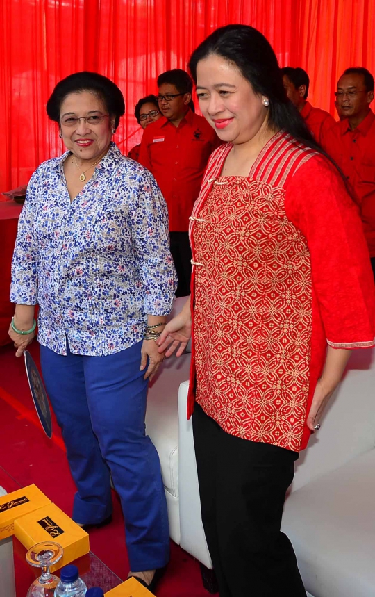 Megawati hadiri peletakan batu pertama Kantor PDIP di Menteng