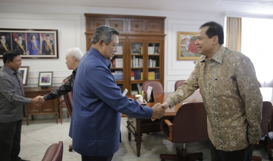 SBY saat tunjuk CT jadi Menko Perekonomian baru