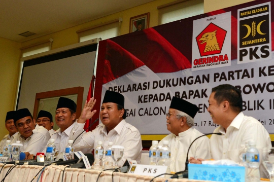 Deklarasi PKS dukung pencapresan Prabowo Subianto