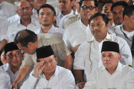 Suasana saat deklarasi Prabowo-Hatta di rumah Bung Karno