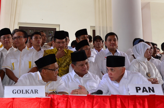 Enam partai politik tandatangani surat dukungan Prabowo-Hatta