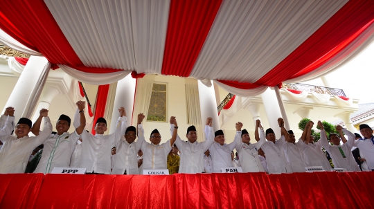 Enam partai politik tandatangani surat dukungan Prabowo-Hatta