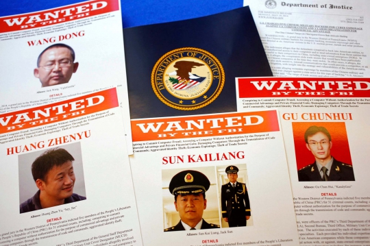 Ini 5 Perwira militer China yang didakwa mata-mata oleh AS