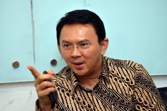 Basuki Tjahaja Purnama berkunjung ke Redaksi merdeka.com